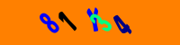 Blue Captcha Image