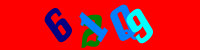 Blue Captcha Image