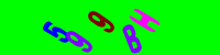 Blue Captcha Image