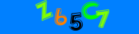 Blue Captcha Image