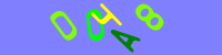Blue Captcha Image