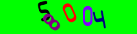 Blue Captcha Image