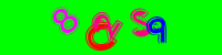 Blue Captcha Image