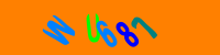 Blue Captcha Image