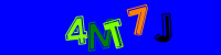 Blue Captcha Image