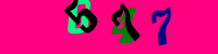Blue Captcha Image
